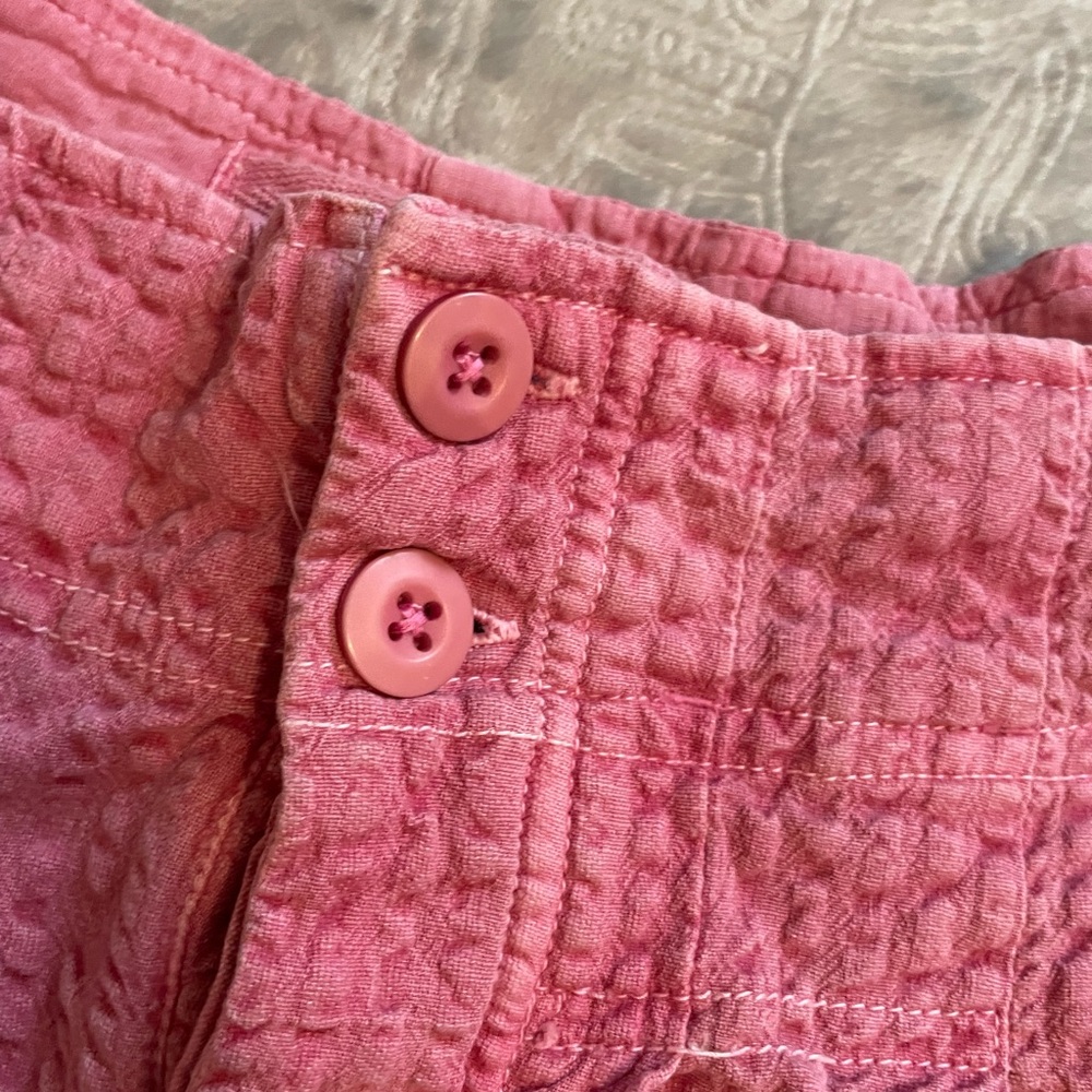 Free‎ People Pink Textured High Waisted Pants - Picture 3 of 14